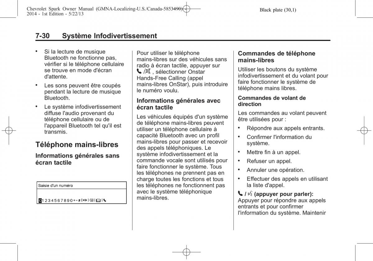 Chevrolet Spark M300 manuel du proprietaire / page 180