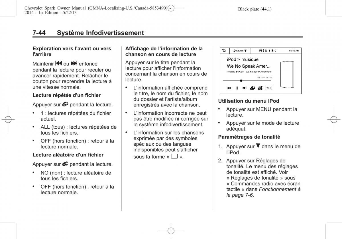 Chevrolet Spark M300 manuel du proprietaire / page 194