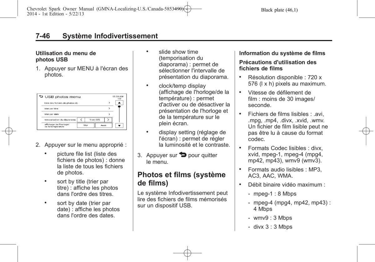 Chevrolet Spark M300 manuel du proprietaire / page 196