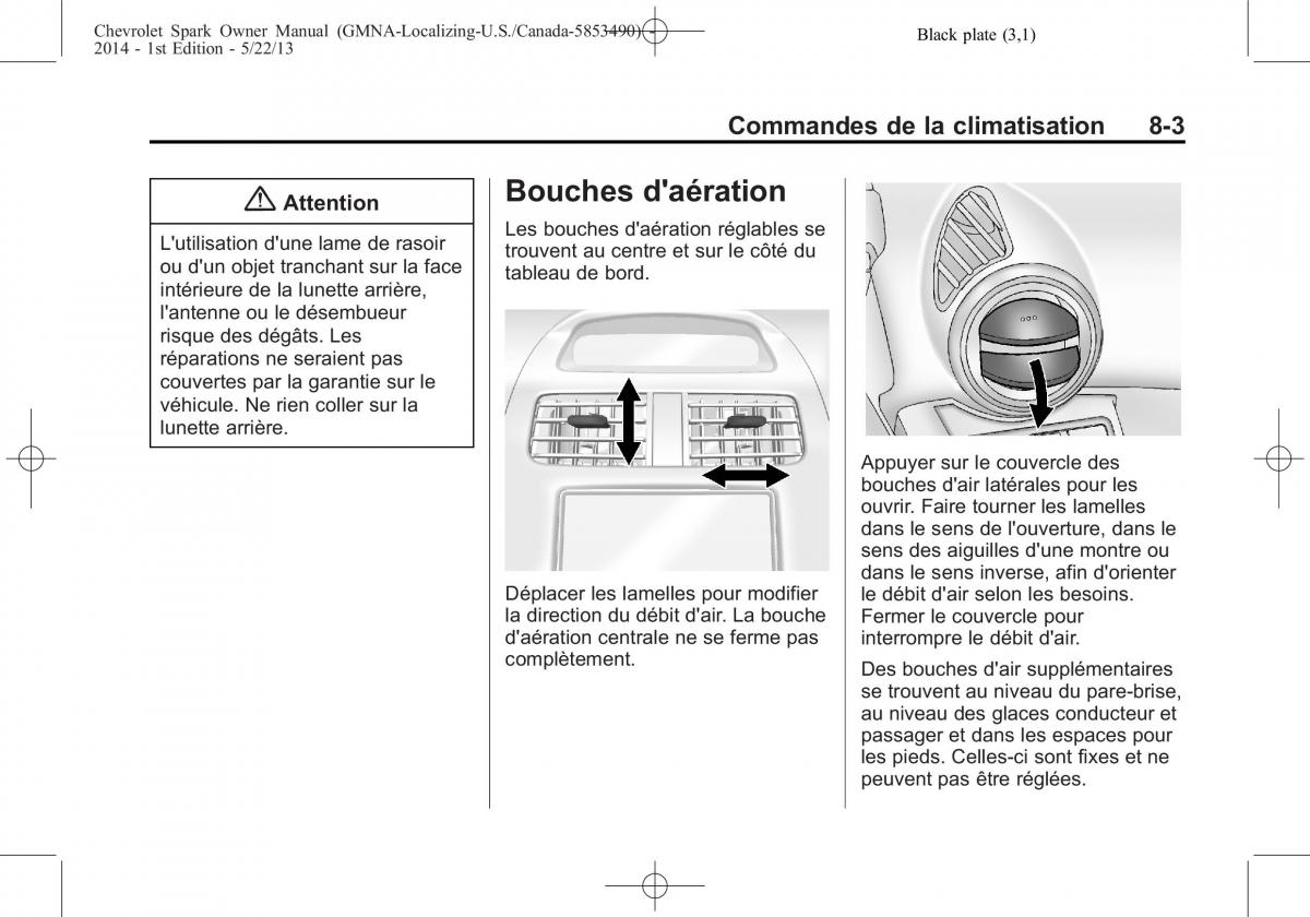 Chevrolet Spark M300 manuel du proprietaire / page 203