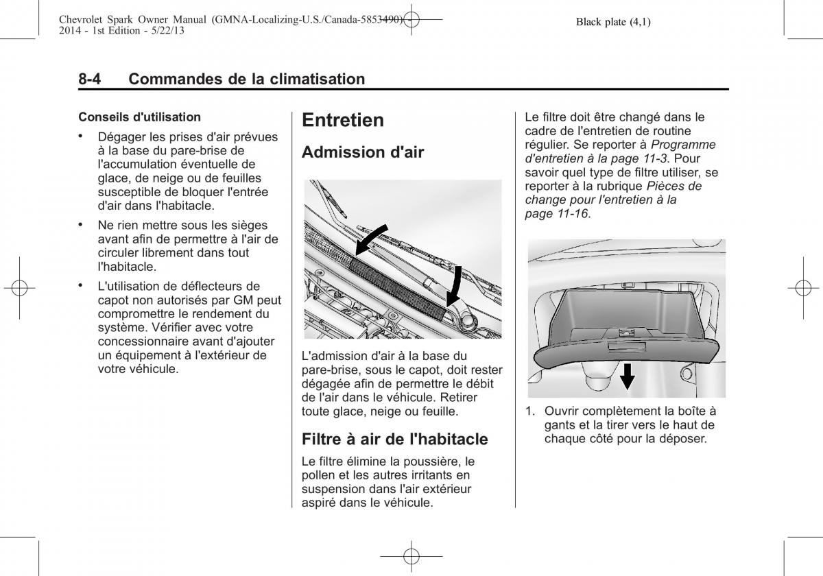 Chevrolet Spark M300 manuel du proprietaire / page 204