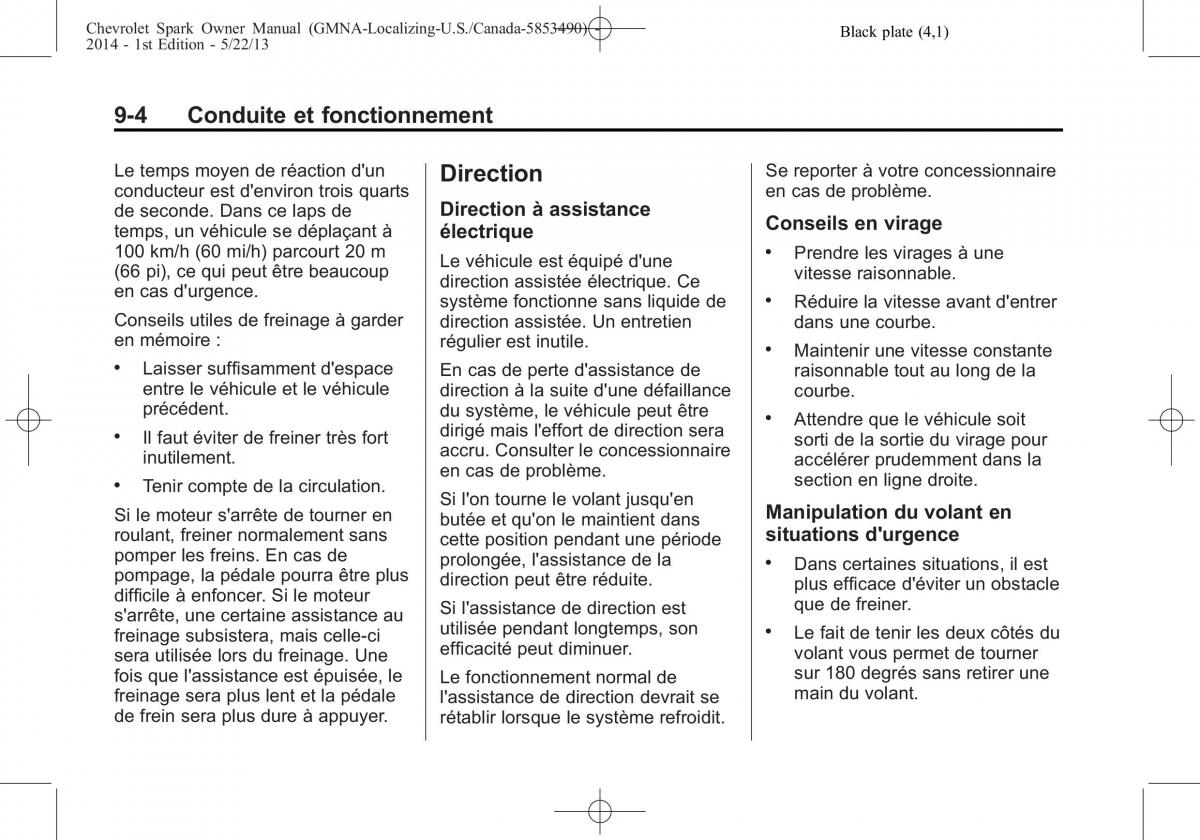 Chevrolet Spark M300 manuel du proprietaire / page 210