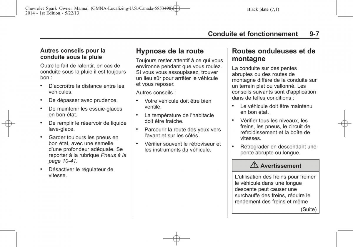 Chevrolet Spark M300 manuel du proprietaire / page 213