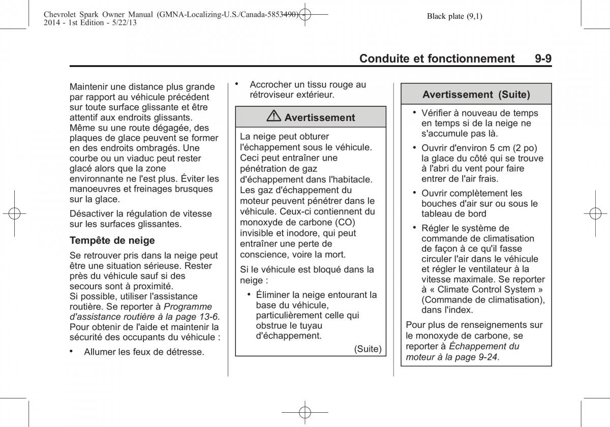 Chevrolet Spark M300 manuel du proprietaire / page 215