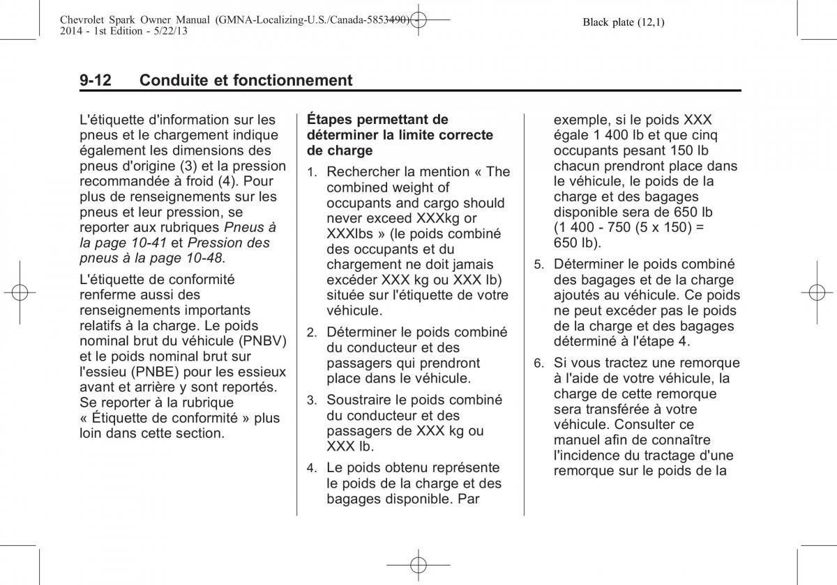 Chevrolet Spark M300 manuel du proprietaire / page 218