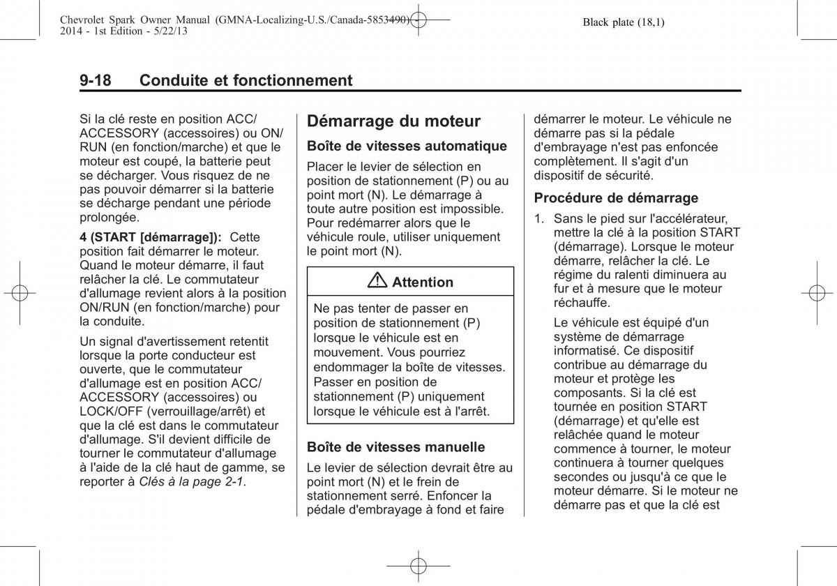 Chevrolet Spark M300 manuel du proprietaire / page 224