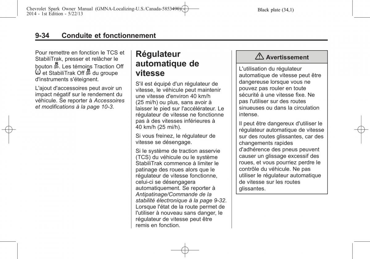 Chevrolet Spark M300 manuel du proprietaire / page 240