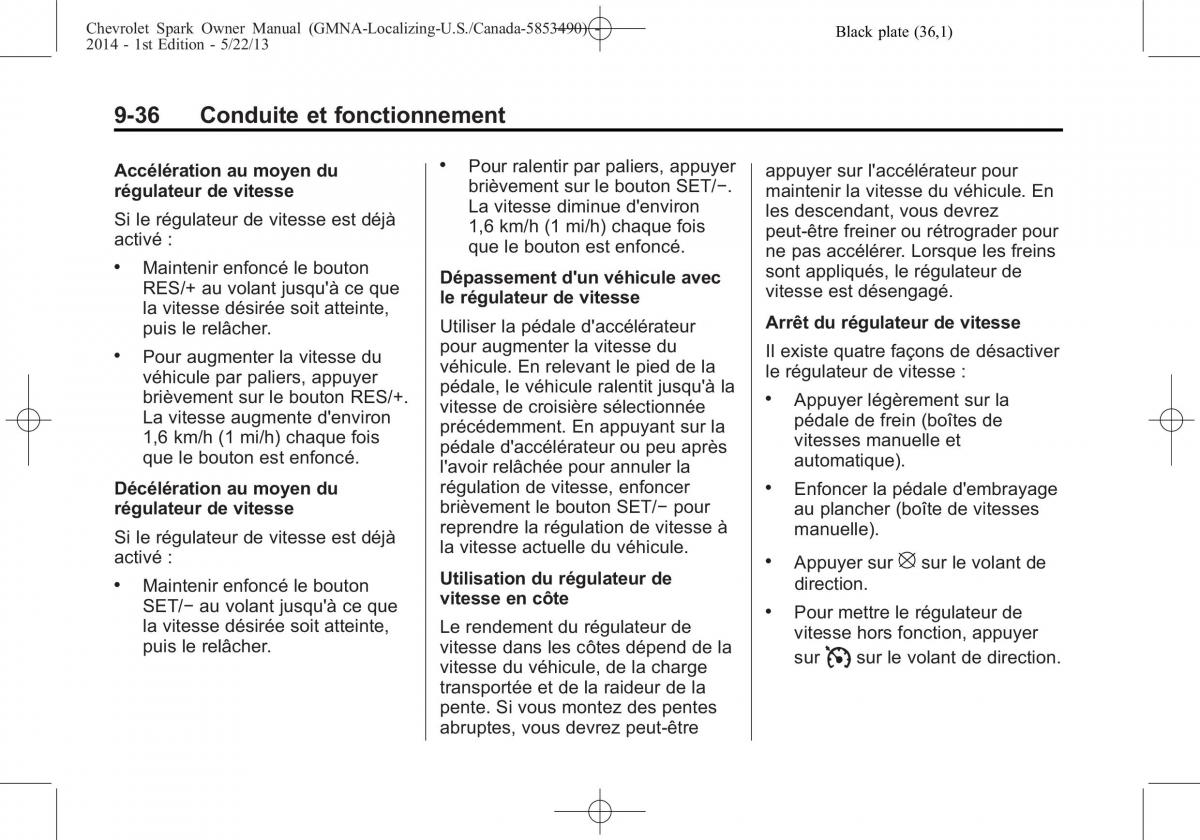 Chevrolet Spark M300 manuel du proprietaire / page 242