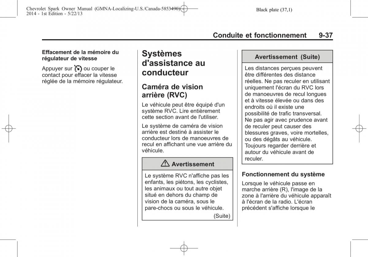 Chevrolet Spark M300 manuel du proprietaire / page 243