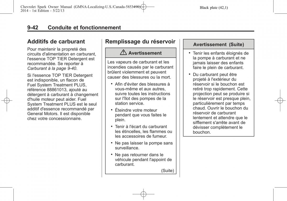 Chevrolet Spark M300 manuel du proprietaire / page 248