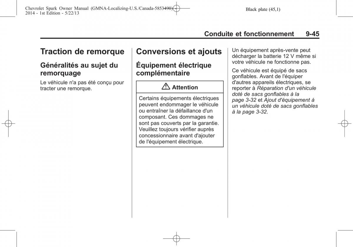 Chevrolet Spark M300 manuel du proprietaire / page 251