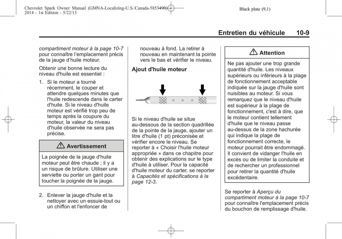 Chevrolet Spark M300 manuel du proprietaire / page 261