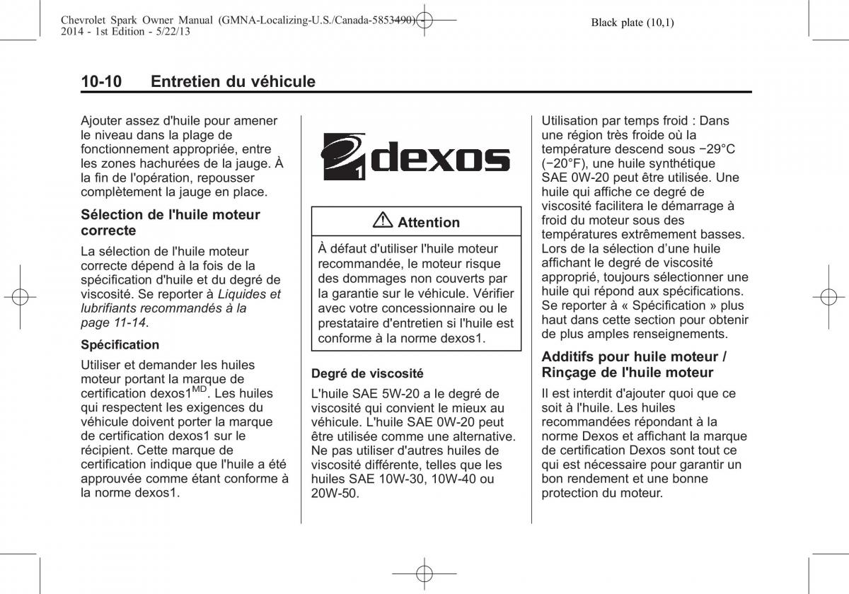 Chevrolet Spark M300 manuel du proprietaire / page 262