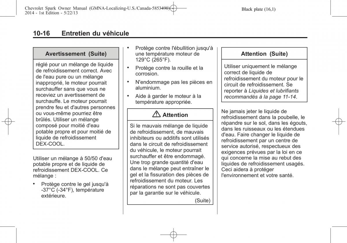 Chevrolet Spark M300 manuel du proprietaire / page 268