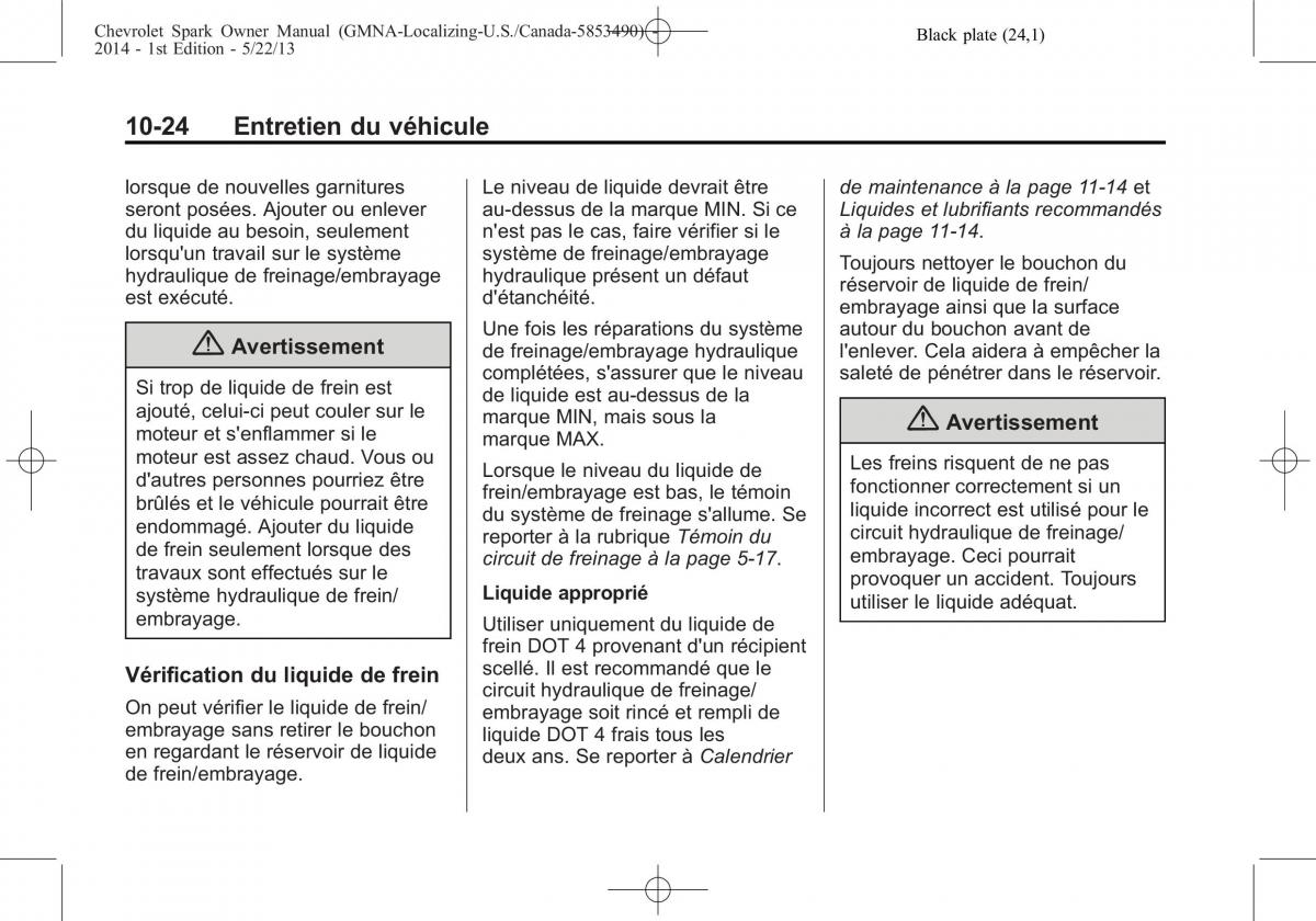 Chevrolet Spark M300 manuel du proprietaire / page 276