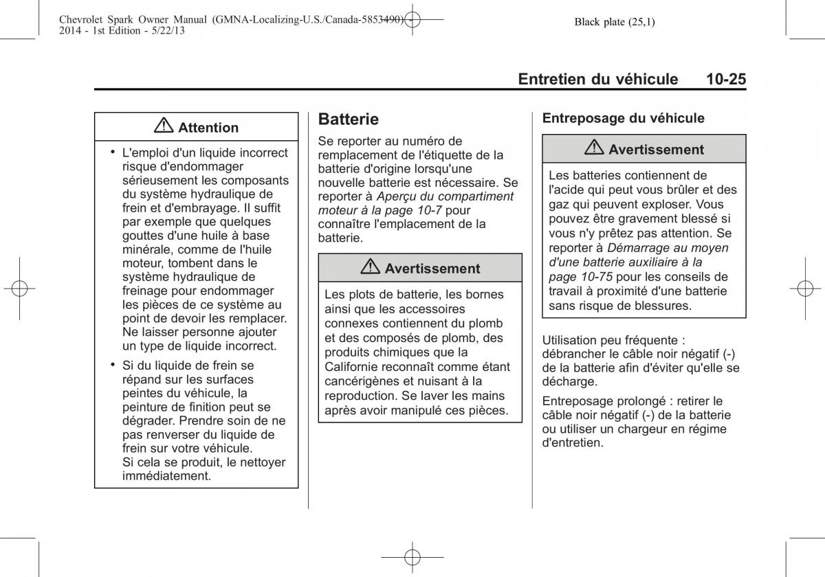 Chevrolet Spark M300 manuel du proprietaire / page 277