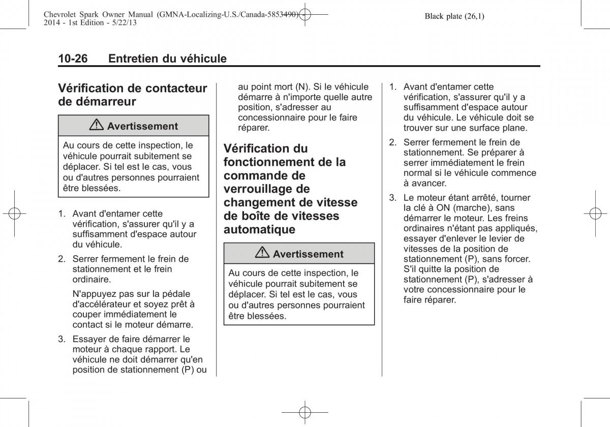 Chevrolet Spark M300 manuel du proprietaire / page 278