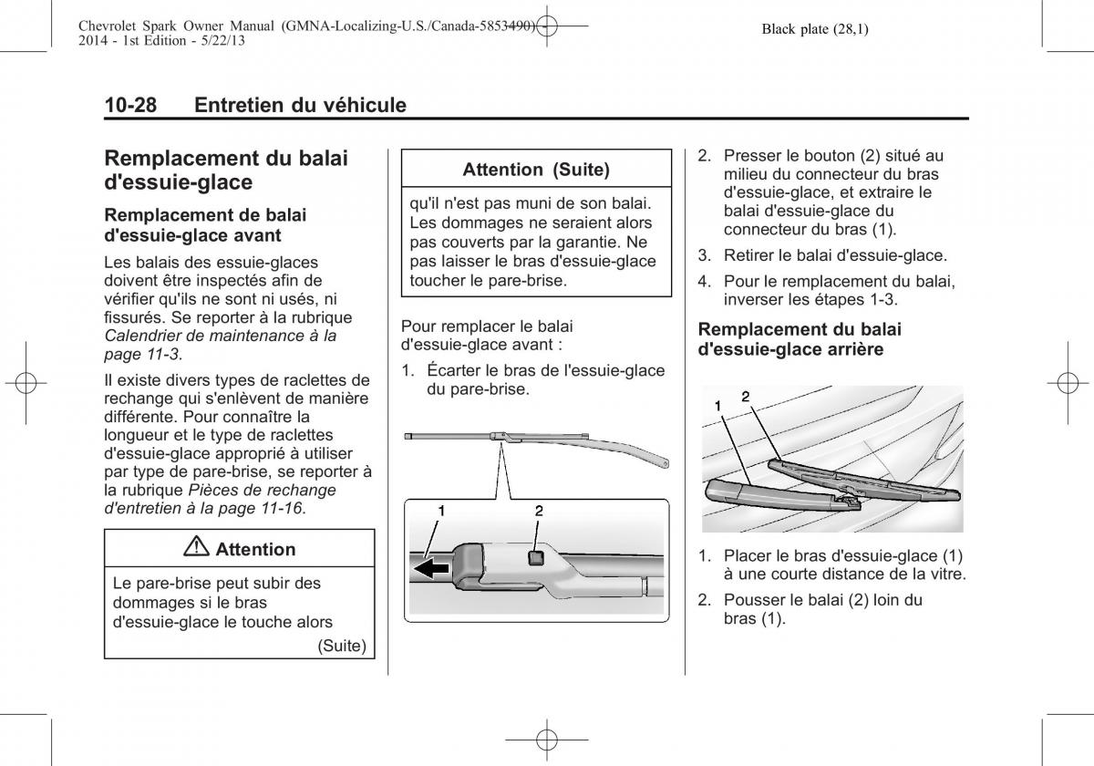 Chevrolet Spark M300 manuel du proprietaire / page 280