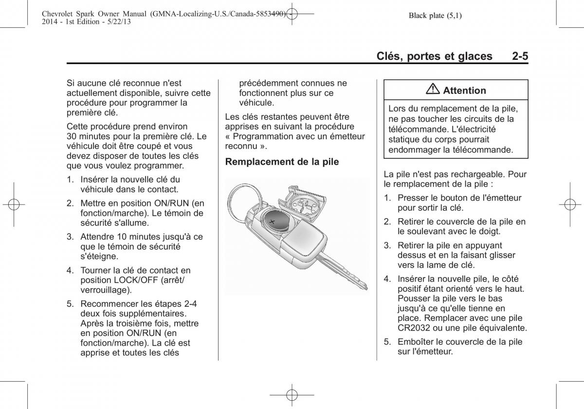 Chevrolet Spark M300 manuel du proprietaire / page 29