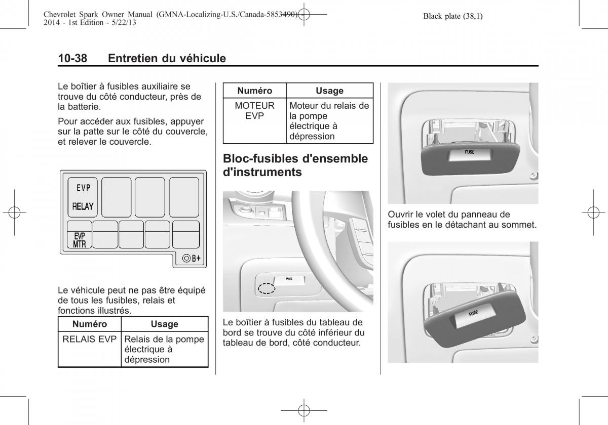 Chevrolet Spark M300 manuel du proprietaire / page 290