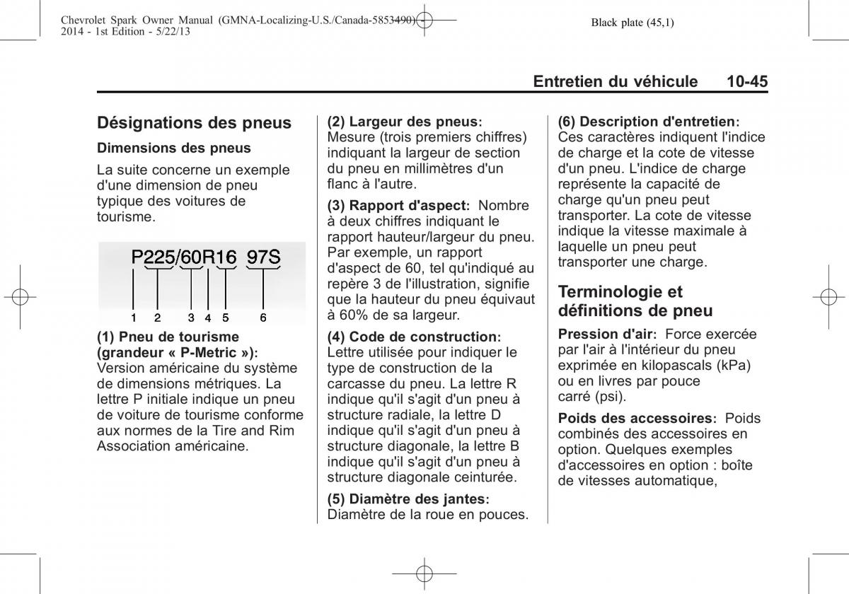 Chevrolet Spark M300 manuel du proprietaire / page 297