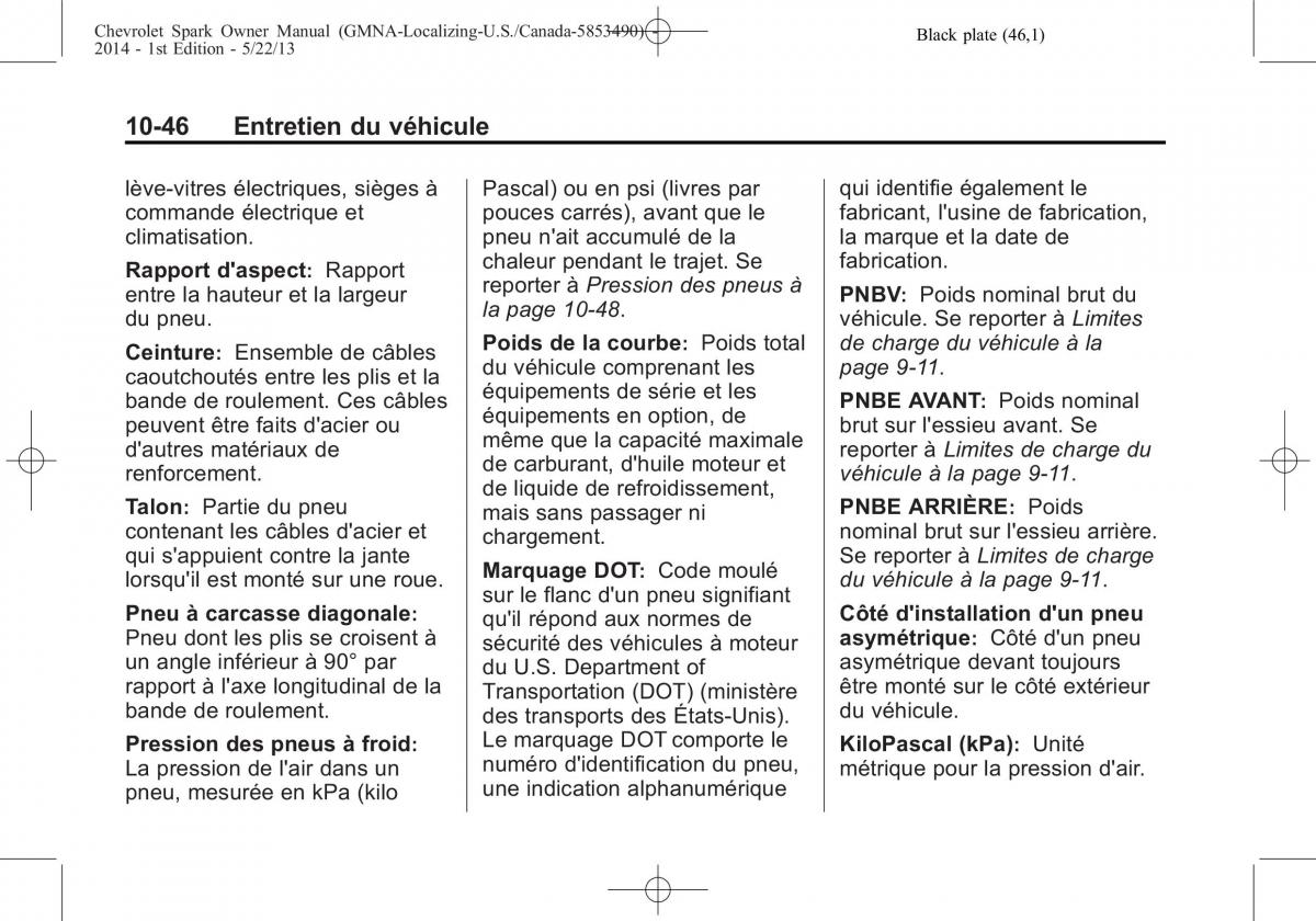 Chevrolet Spark M300 manuel du proprietaire / page 298