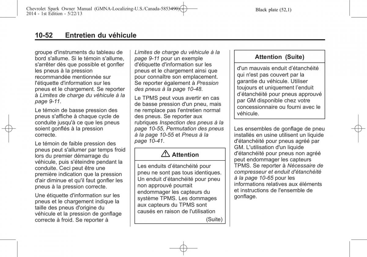 Chevrolet Spark M300 manuel du proprietaire / page 304