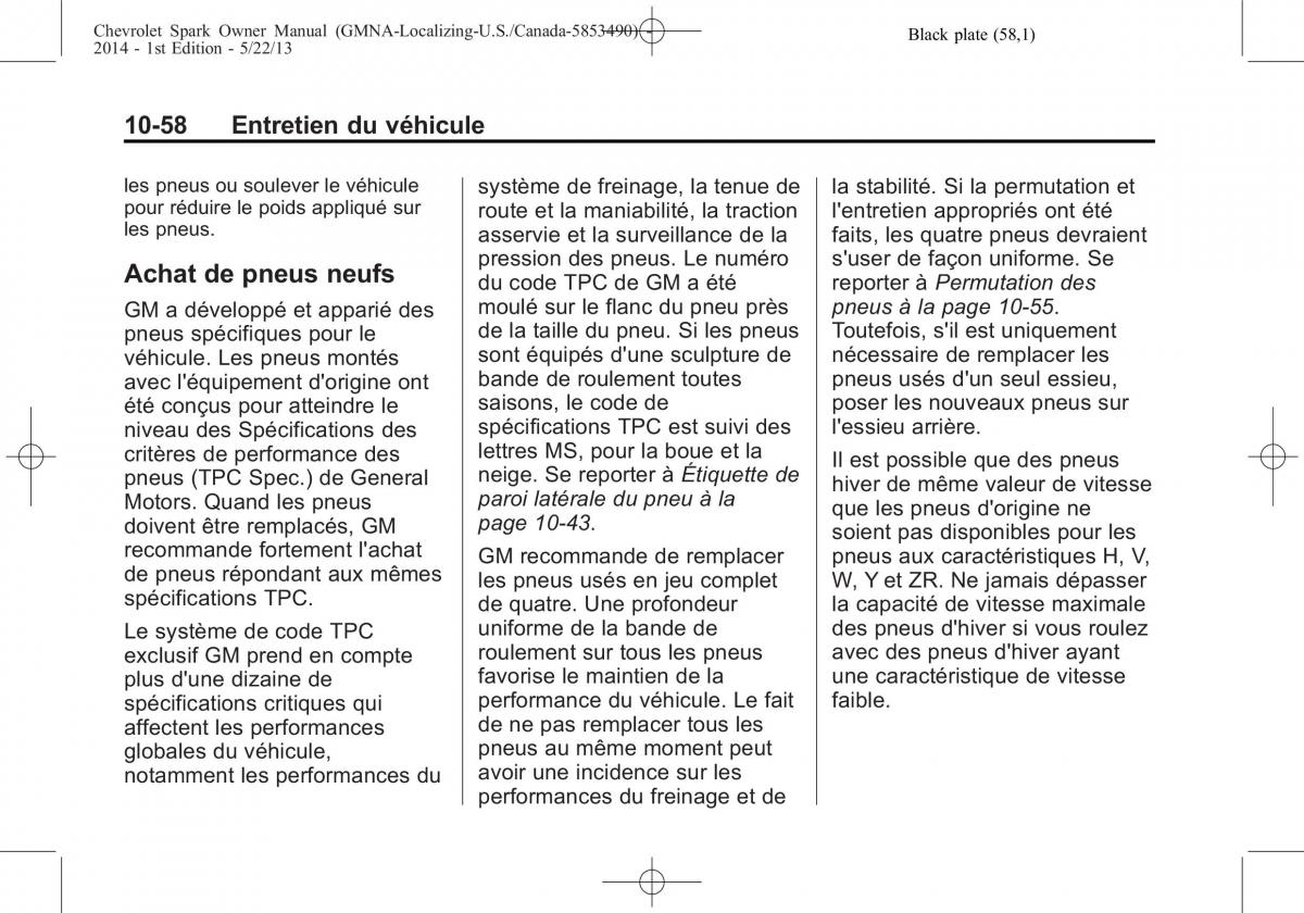 Chevrolet Spark M300 manuel du proprietaire / page 310