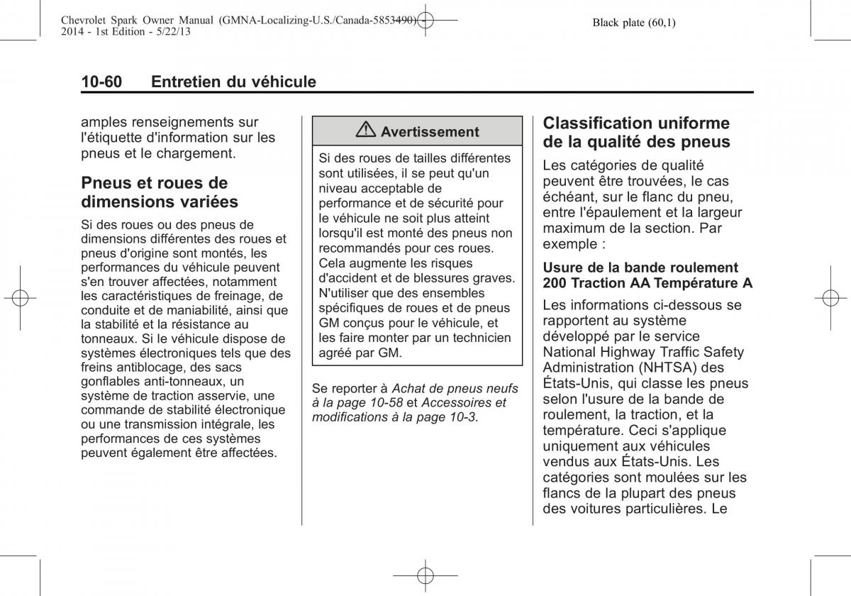 Chevrolet Spark M300 manuel du proprietaire / page 312