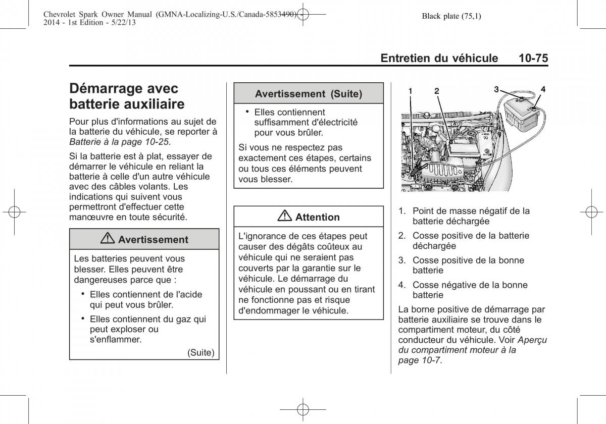 Chevrolet Spark M300 manuel du proprietaire / page 327