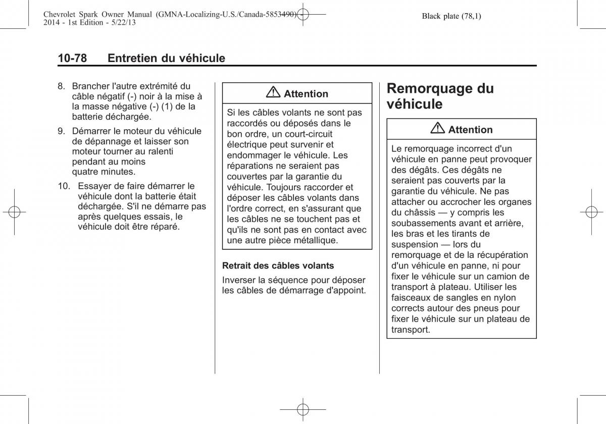 Chevrolet Spark M300 manuel du proprietaire / page 330