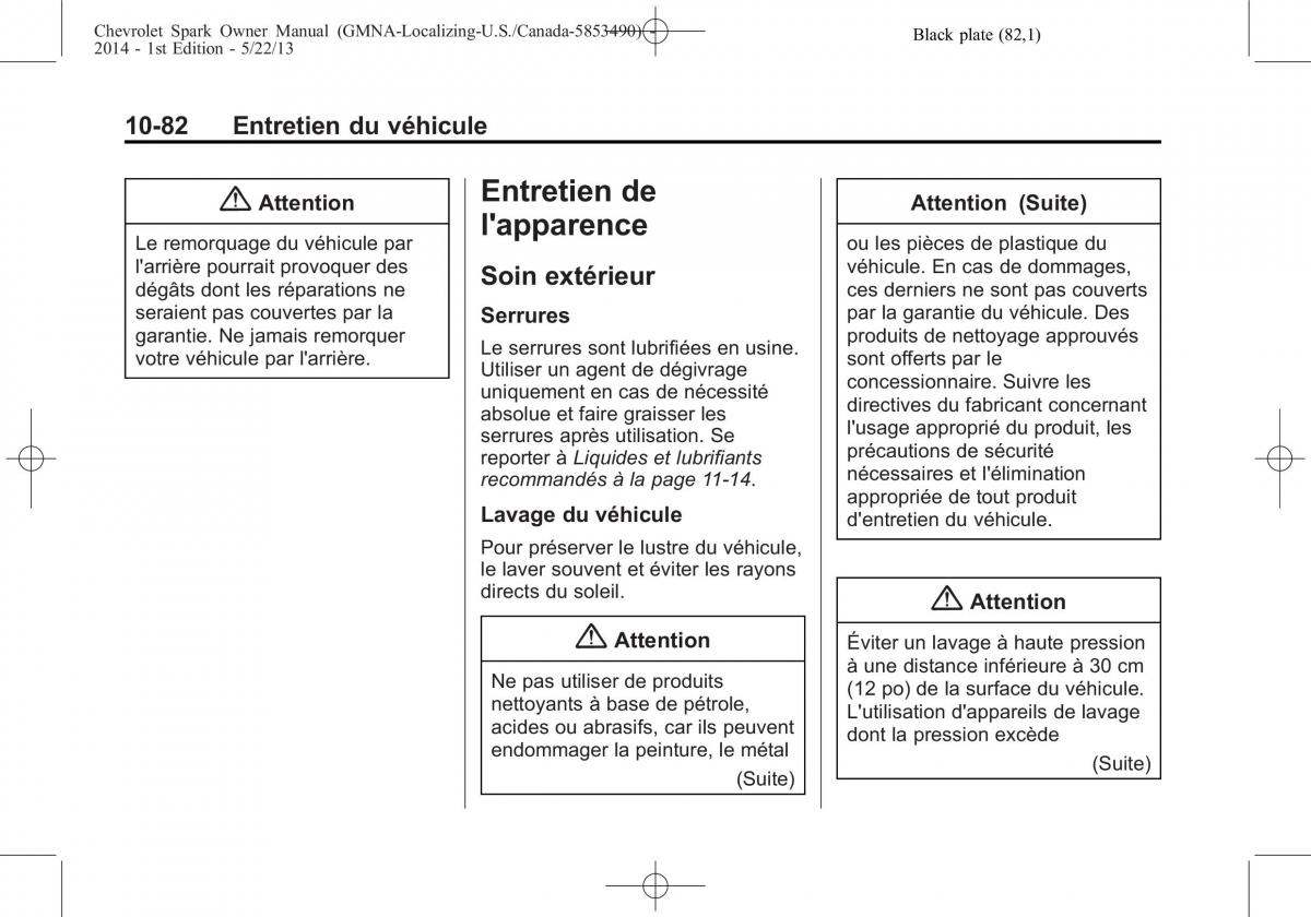 Chevrolet Spark M300 manuel du proprietaire / page 334