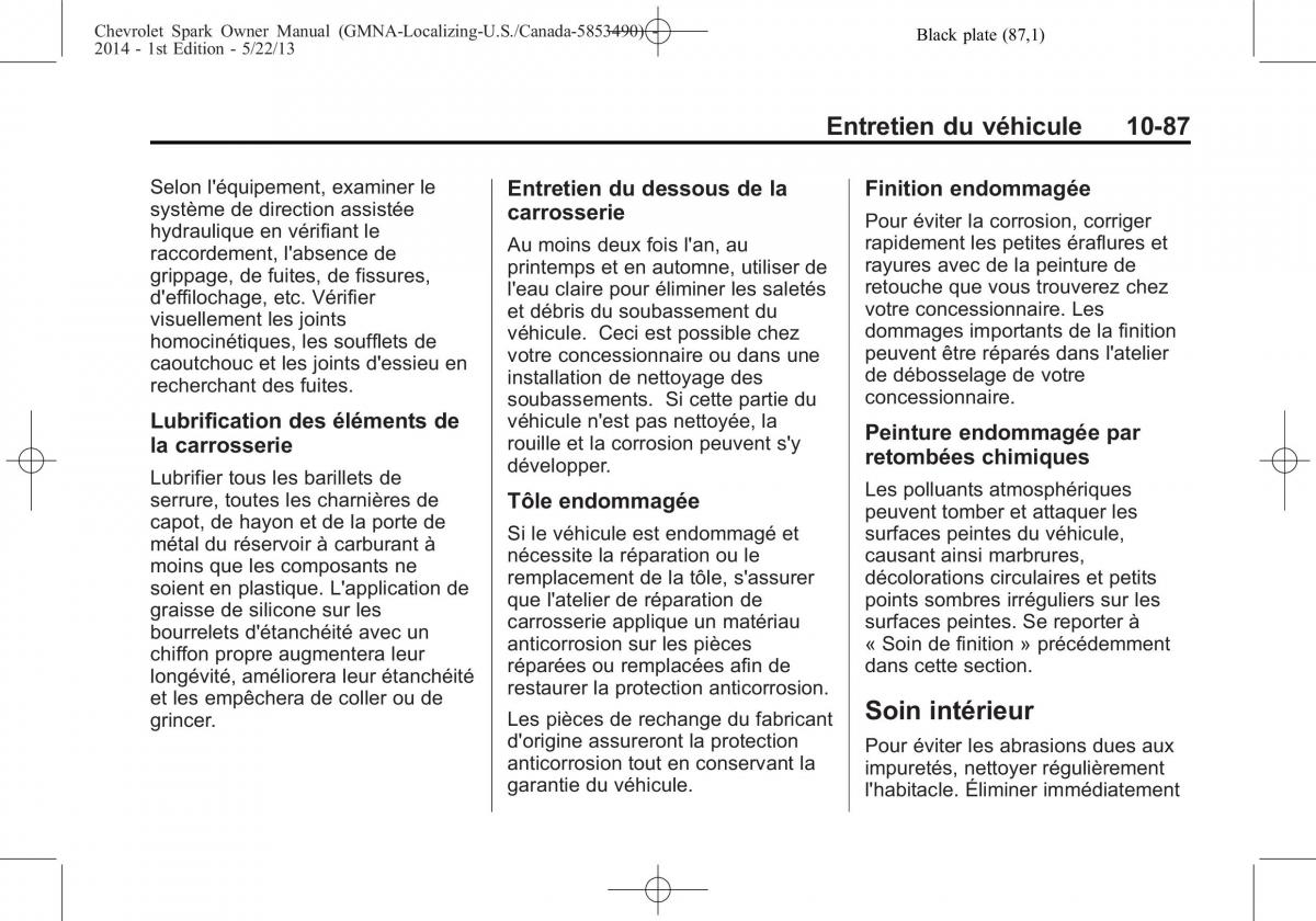 Chevrolet Spark M300 manuel du proprietaire / page 339