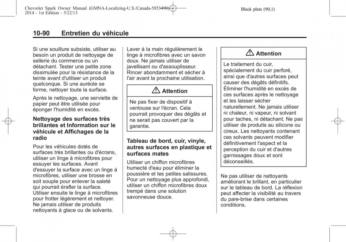 Chevrolet Spark M300 manuel du proprietaire / page 342