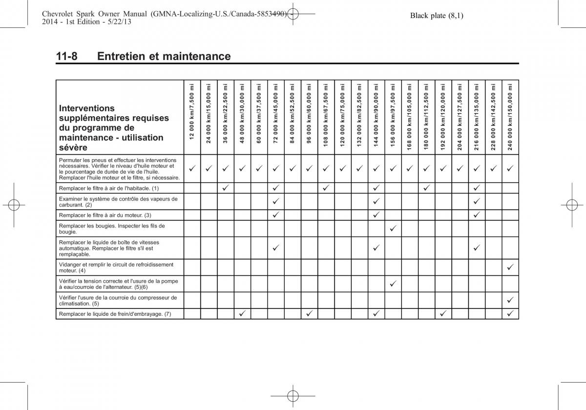 Chevrolet Spark M300 manuel du proprietaire / page 352