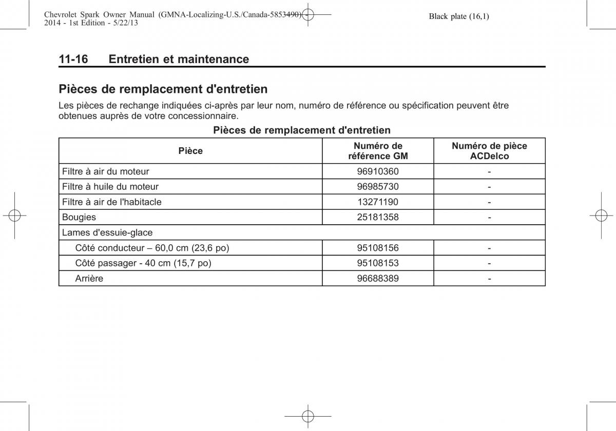 Chevrolet Spark M300 manuel du proprietaire / page 360