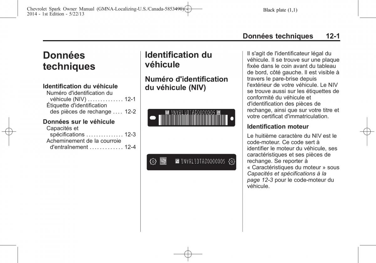 Chevrolet Spark M300 manuel du proprietaire / page 365