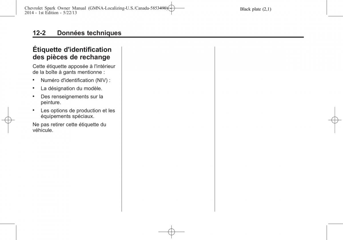 Chevrolet Spark M300 manuel du proprietaire / page 366