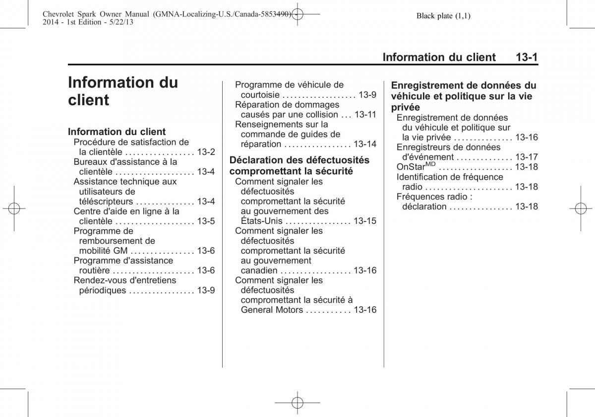 Chevrolet Spark M300 manuel du proprietaire / page 369