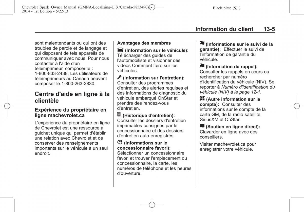 Chevrolet Spark M300 manuel du proprietaire / page 373