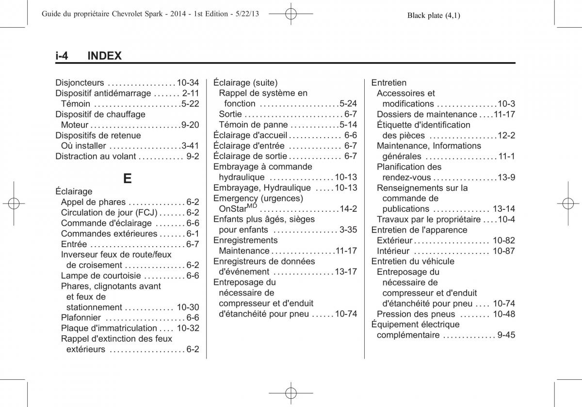 Chevrolet Spark M300 manuel du proprietaire / page 402