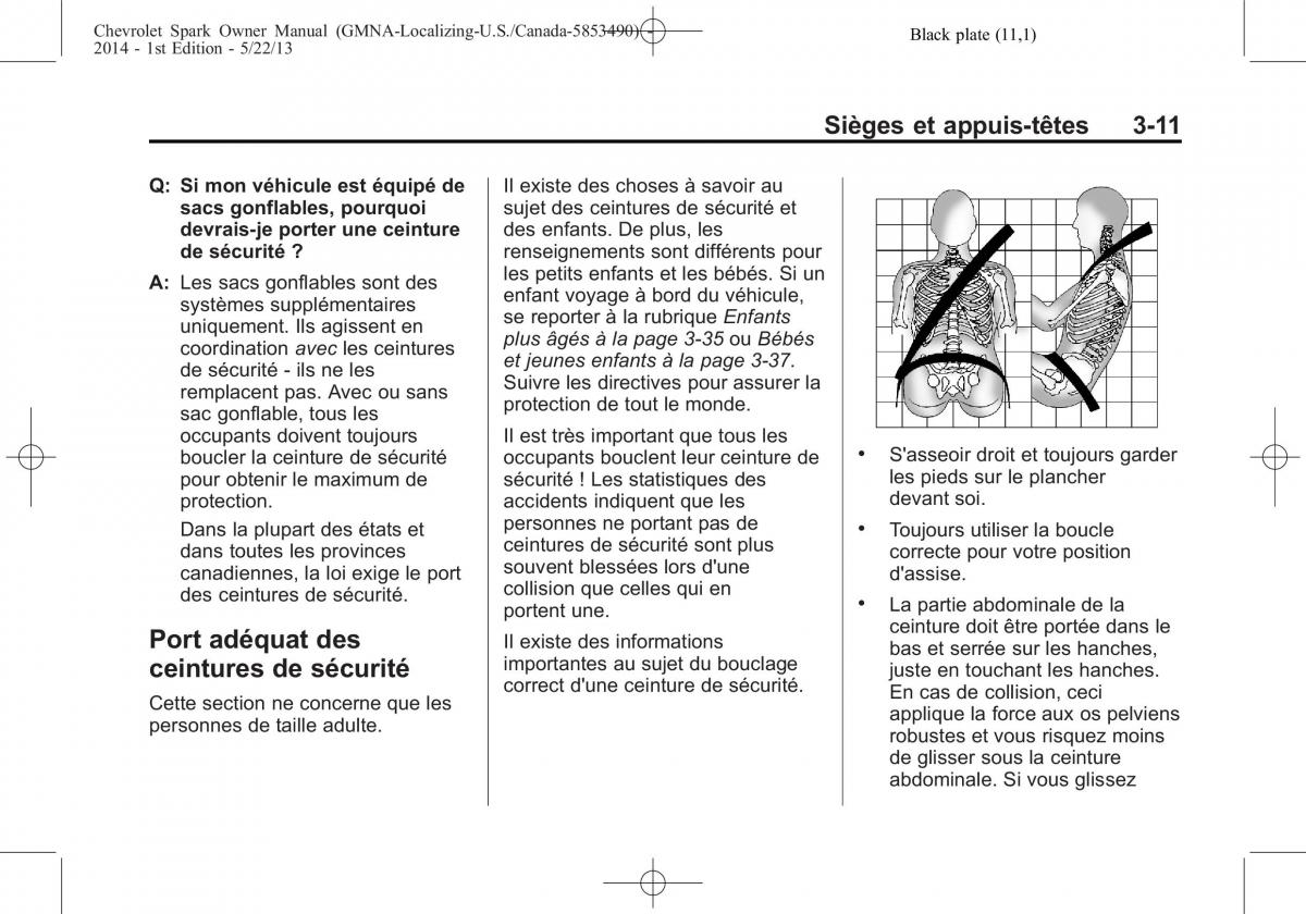 Chevrolet Spark M300 manuel du proprietaire / page 51