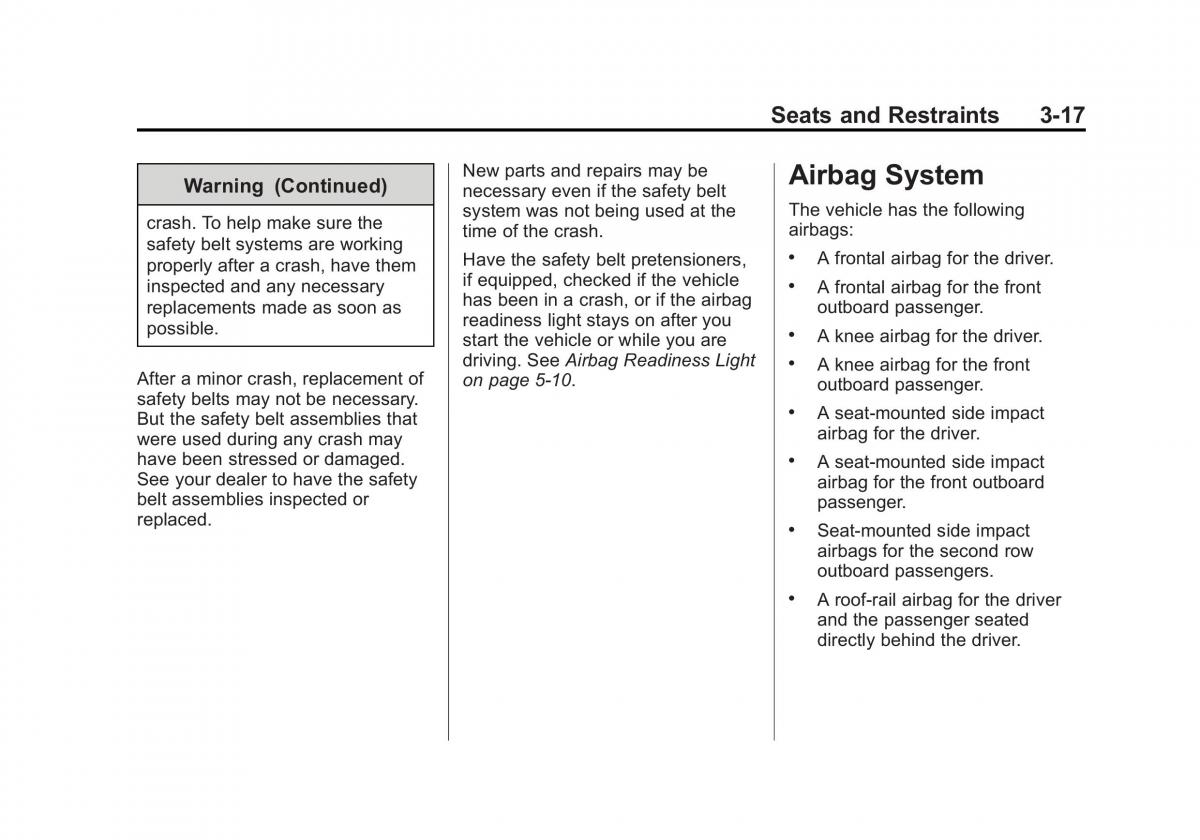 Chevrolet Spark M300 owners manual / page 55