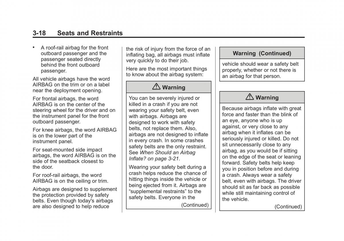 Chevrolet Spark M300 owners manual / page 56