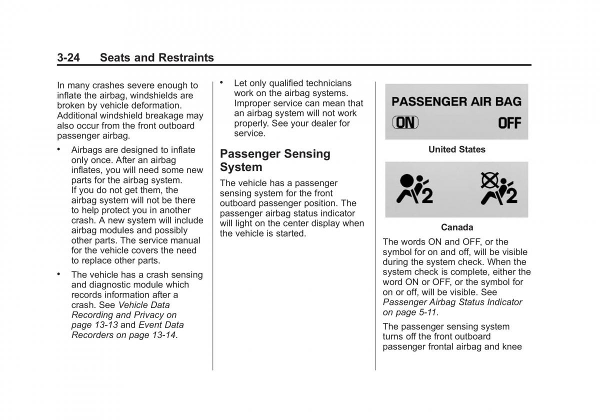 Chevrolet Spark M300 owners manual / page 62