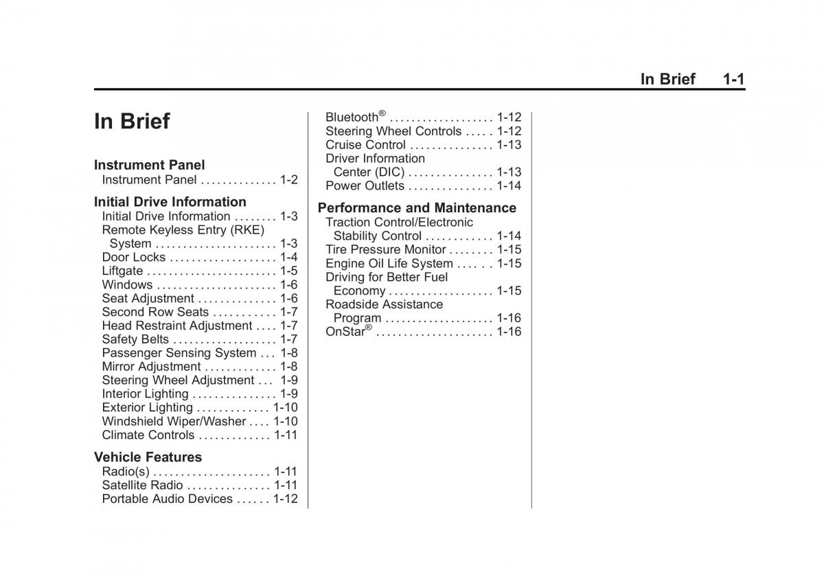 Chevrolet Spark M300 owners manual / page 7