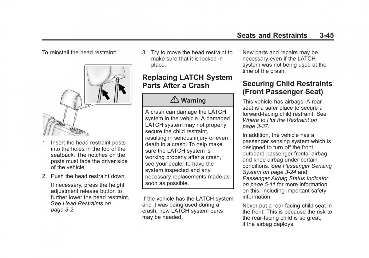 Chevrolet Spark M300 owners manual / page 83