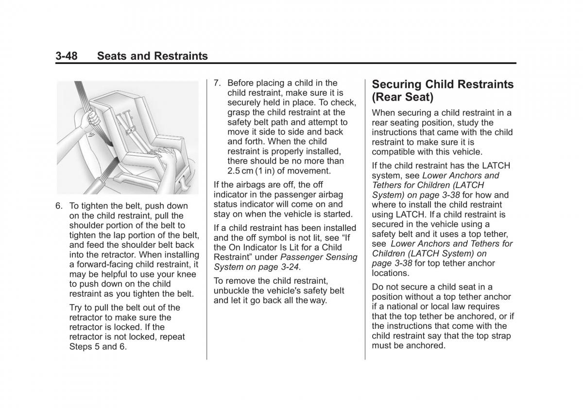 Chevrolet Spark M300 owners manual / page 86