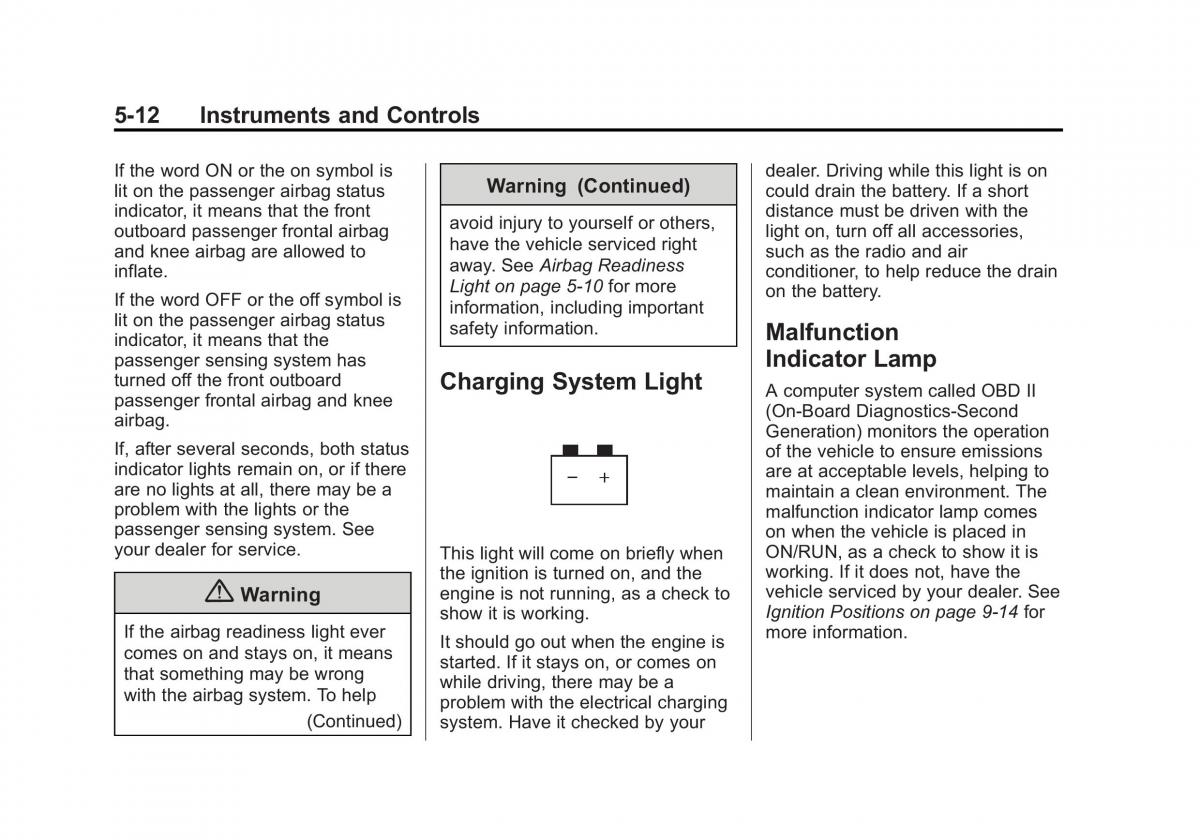 Chevrolet Spark M300 owners manual / page 106