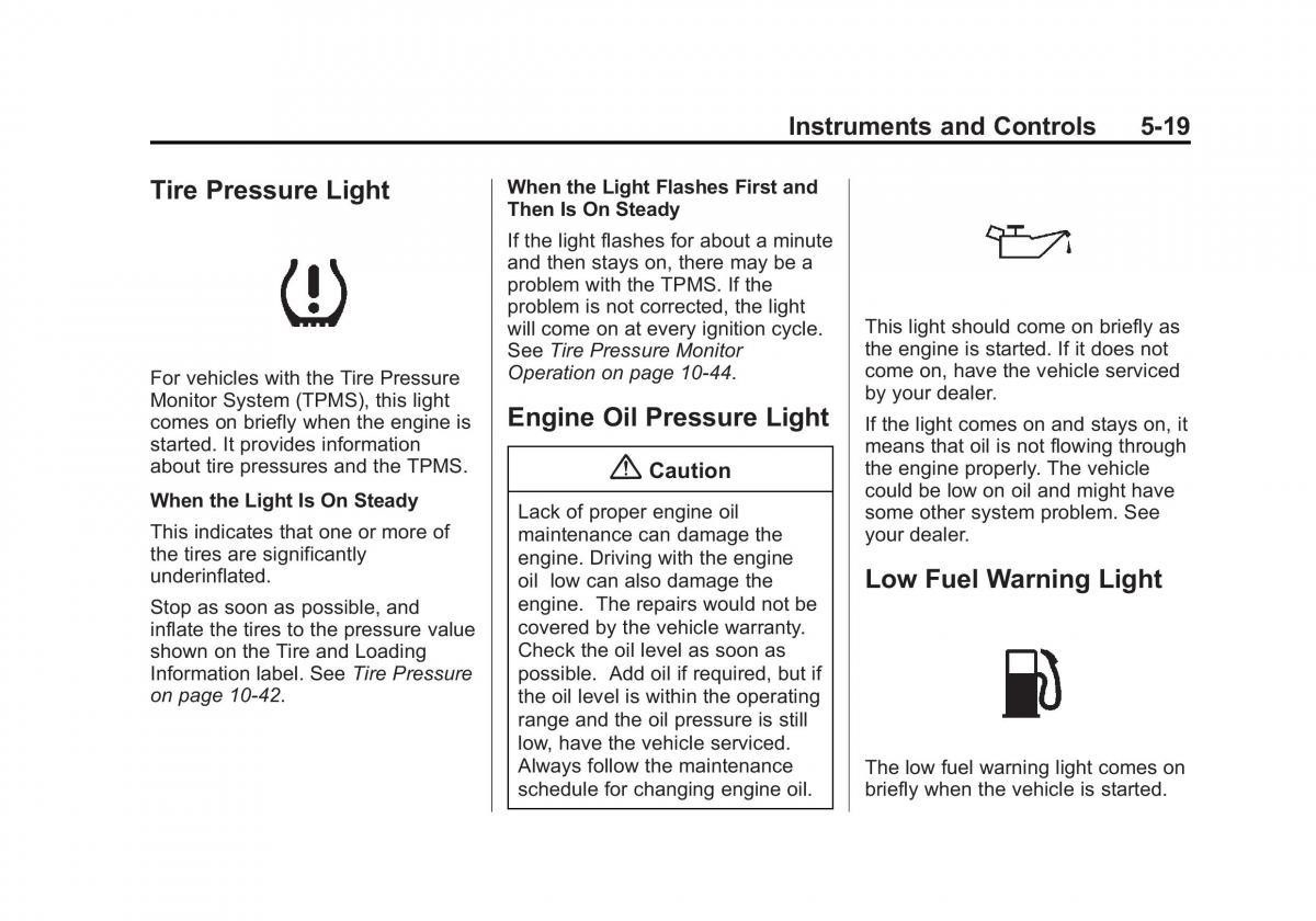 Chevrolet Spark M300 owners manual / page 113